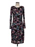 David Meister Print Black Cocktail Dress Size 4 - photo 1