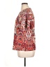 Unbranded 100% Polyester Paisley Red Short Sleeve Blouse Size XL - photo 5