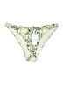 Letarte Paisley Ivory Swimsuit Bottoms Size M - photo 1