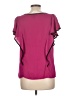 I.N. Studio 100% Polyester Pink Short Sleeve Blouse Size L (petite) - photo 2