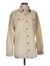Roxy 100% Cotton Tan Long Sleeve Button-Down Shirt Size XS - photo 1