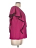 I.N. Studio 100% Polyester Pink Short Sleeve Blouse Size L (petite) - photo 4