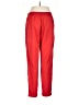 Under Armour 100% Polyester Solid Red Track Pants Size M - photo 2