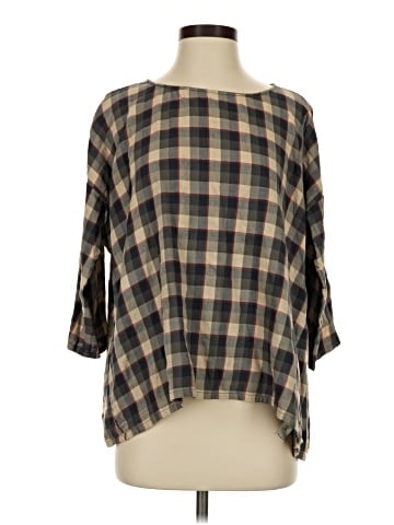The Great. 3/4 Sleeve Blouse (view 1)