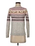 Talbots Print Ivory Gray Turtleneck Sweater Size XS - photo 1