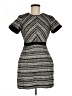 H&M Chevron-herringbone Black Cocktail Dress Size 6 - photo 1
