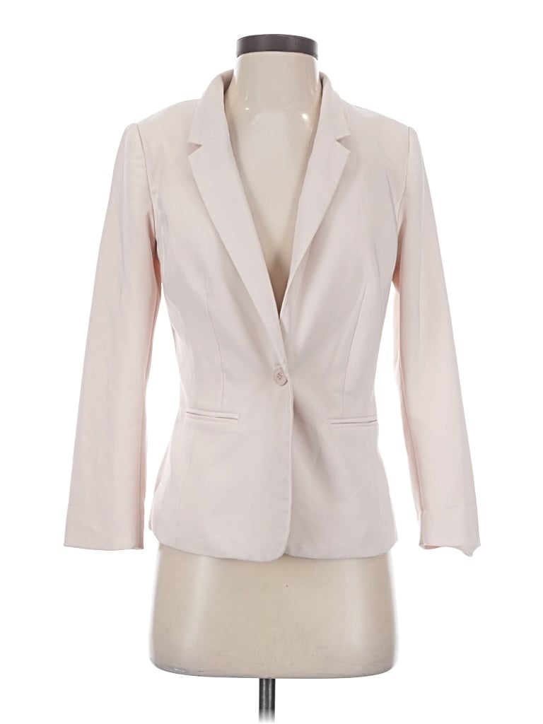 Pre-owned Kensie Blazer Jacket In Ivory