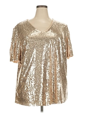 Lane Bryant Short Sleeve Top - front