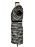 H&M Chevron-herringbone Black Cocktail Dress Size 6 - photo 5