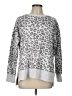 Green Tea Animal Print Silver Pullover Sweater Size L - photo 1
