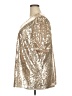 Lane Bryant 100% Polyester Metallic Gold Short Sleeve Top Size 24 - photo 5