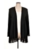 Onyx Nite 100% Polyester Black Cardigan Size 16 - photo 1