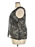 Avenue 100% Polyester Silver Sleeveless Blouse Size 20 - photo 5