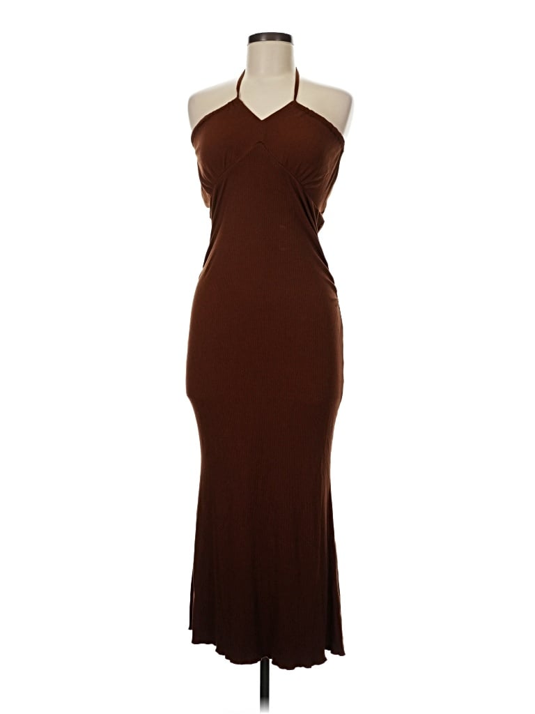 Pre-owned Shein Jumpsuit In Brown