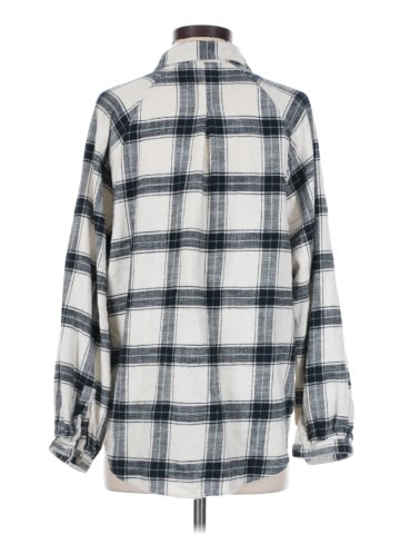 American Eagle Outfitters Long Sleeve Button-Down Shirt (view 2)