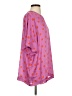 MNG 100% Polyester Polka Dots Pink Short Sleeve Blouse Size XS - photo 4