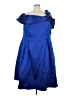 Alex Evenings 100% Polyester Blue Cocktail Dress Size 24W - photo 1