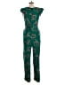 Xhilaration Print Green Jumpsuit Size L - photo 2