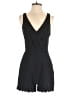 Adelyn Rae Solid Black Romper Size S - photo 1