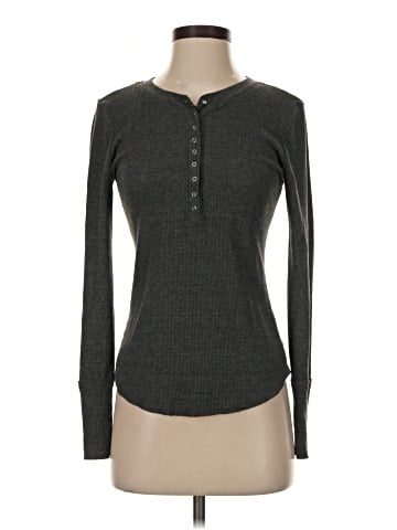 Michael Stars Long Sleeve Henley (view 1)