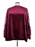 BLOOMCHIC Burgundy 3/4 Sleeve Blouse Size 30 - photo 1