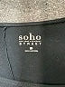 Soho Solid Black Casual Dress Size M - photo 7