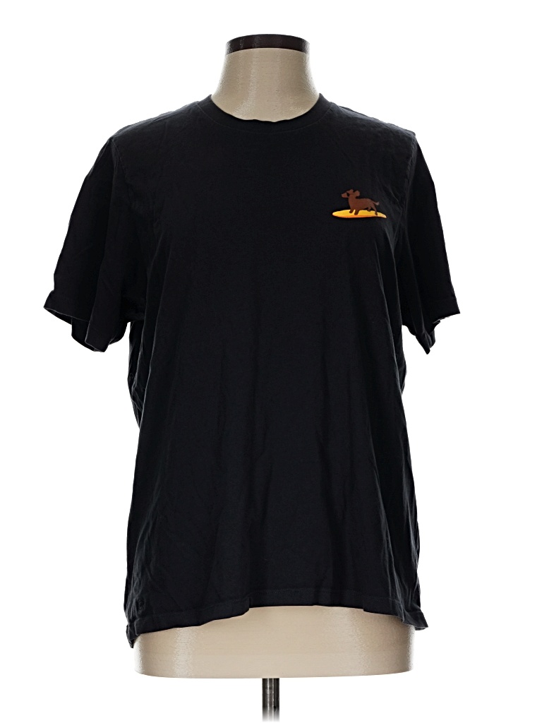 Pre-owned Assorted Brands Short Sleeve T-shirt In Black
