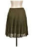 Max Studio 100% Polyester Solid Green Casual Skirt Size 30 waist (estimated) - photo 2