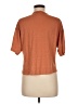FRAME 100% Linen Orange Short Sleeve Top Size M - photo 2