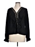 Unbranded 100% Polyester Black Long Sleeve Blouse Size L - photo 1