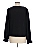 Unbranded 100% Polyester Black Long Sleeve Blouse Size L - photo 2