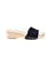 Jack Rogers 100% Leather Black Wedges Size 10 - photo 1