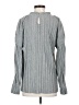 Indigo Thread Co. 100% Polyester Gray Long Sleeve Turtleneck Size S - photo 2