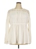 Torrid Ivory Long Sleeve Blouse Size 2X Plus (2) - photo 1