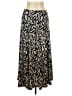 Lapis Animal Print Black Casual Skirt Size L - photo 1