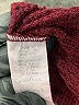 Ginger G. Burgundy Long Sleeve Blouse Size S - photo 8