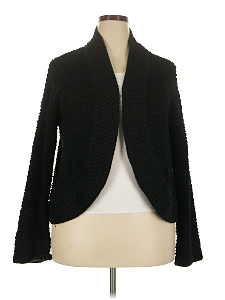 Pre-owned Shein Cardigan Sweater In Black