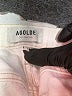 AGOLDE 100% Cotton Ivory Denim Shorts Size 31 waist - photo 3