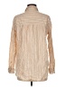 Pilcro Stripes Tan Long Sleeve Button-Down Shirt Size M - photo 2