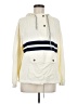 Faherty 100% Cotton Ivory Poncho Size M - photo 1