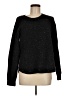 Orvis Metallic Black Wool Pullover Sweater Size M - photo 1