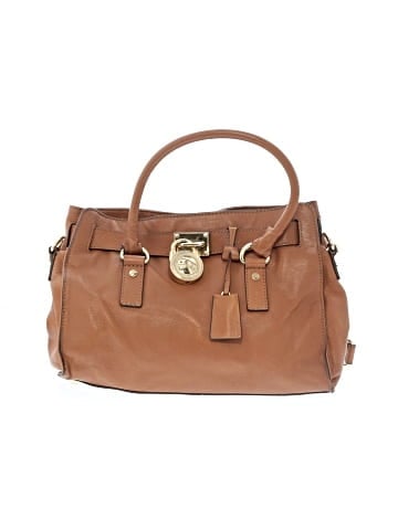 MICHAEL Michael Kors Leather Satchel (view 1)