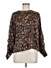 Unbranded Brown Long Sleeve Blouse Size M (estimated) - photo 1