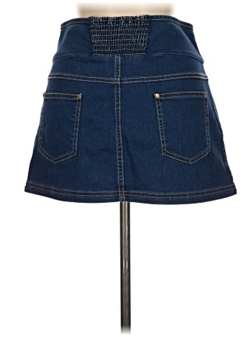 Topshop Denim Skirt (view 2)