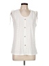 Unbranded Ivory Sleeveless Blouse Size L - photo 1