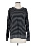 Eileen Fisher 100% Merino Wool Stripes Gray Wool Pullover Sweater Size S (petite) - photo 1