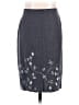 Ann Taylor 100% Wool Gray Wool Skirt Size 4 - photo 2