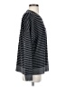 Eileen Fisher 100% Merino Wool Stripes Gray Wool Pullover Sweater Size S (petite) - photo 4