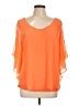 Rafaella Orange 3/4 Sleeve Blouse Size L - photo 1
