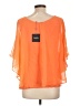 Rafaella Orange 3/4 Sleeve Blouse Size L - photo 2